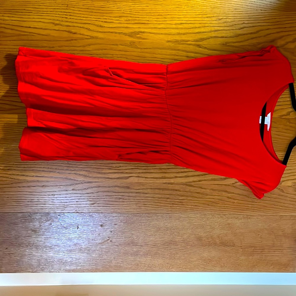 Red mini dress with pockets size xsmall